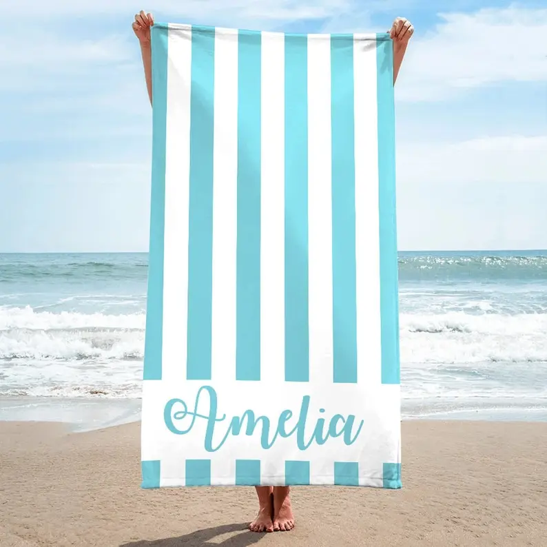 S Personalized Beach Towel Custom Beach Towels Beach Towels On Sale Monogrammed Beach Towels