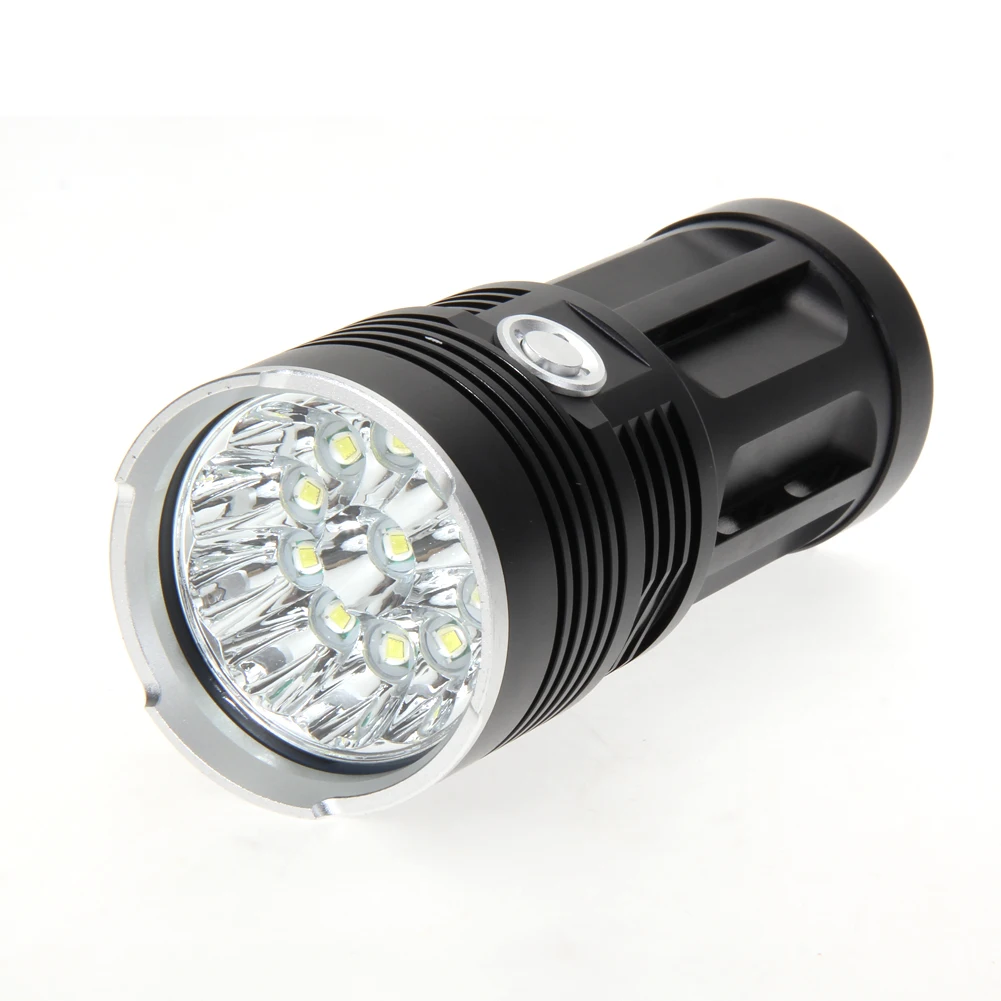 

High Power Led Flashlights 4800LM Tactical Flashlights 12LED Waterproof Fishing Hunting LED Flashlight 3 Lighting Modes Lamp