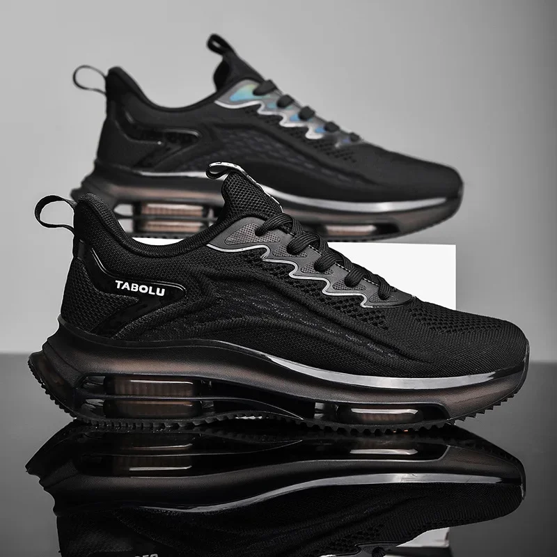 Летние мужские тонкие туфли Tide дышащие брендовые кроссовки с сеткой для бега