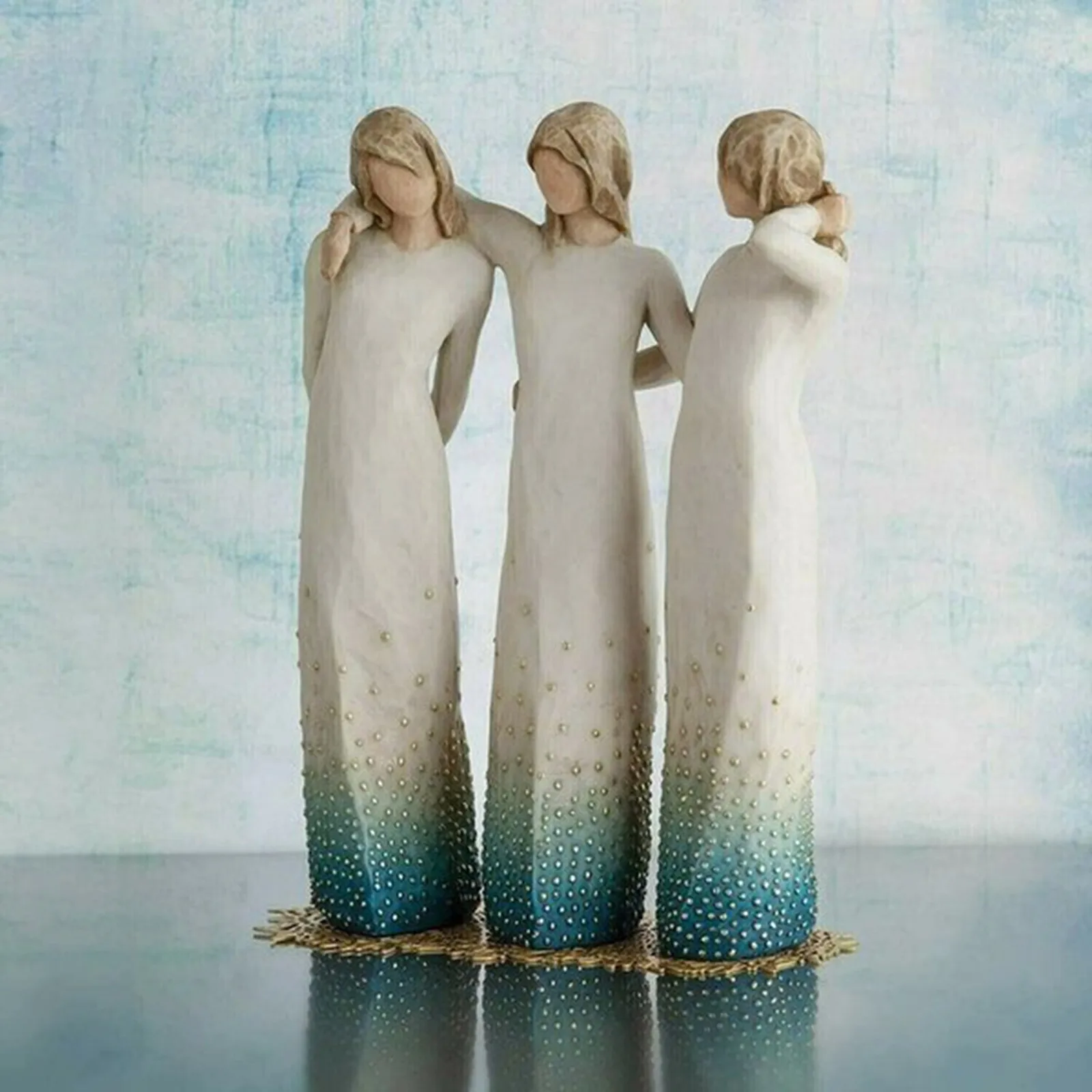 

Элегантные керамические статуэтки богини для женщин, украшение для комнаты, свадебное украшение ручной работы, миниатюры для домашнего дек...