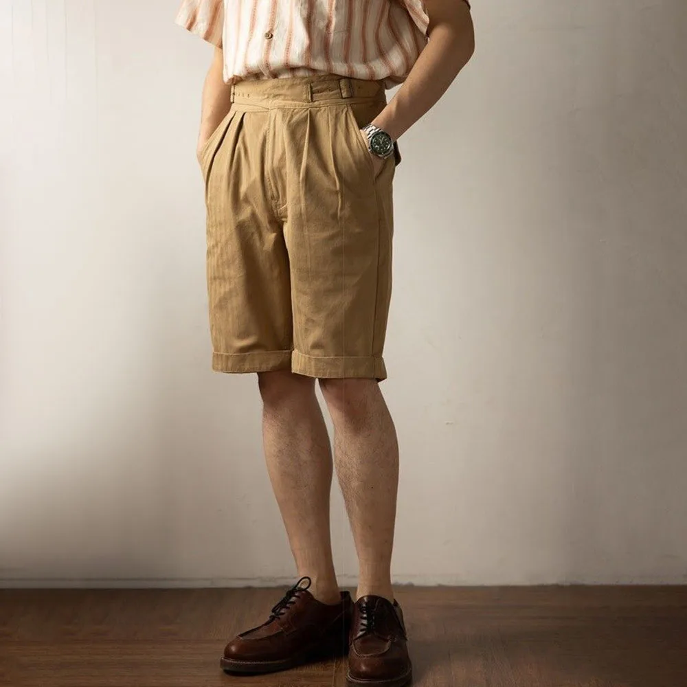 Шорты-карго мужские с двумя ремнями летние дышащие брюки унисекс в стиле ретро 2024