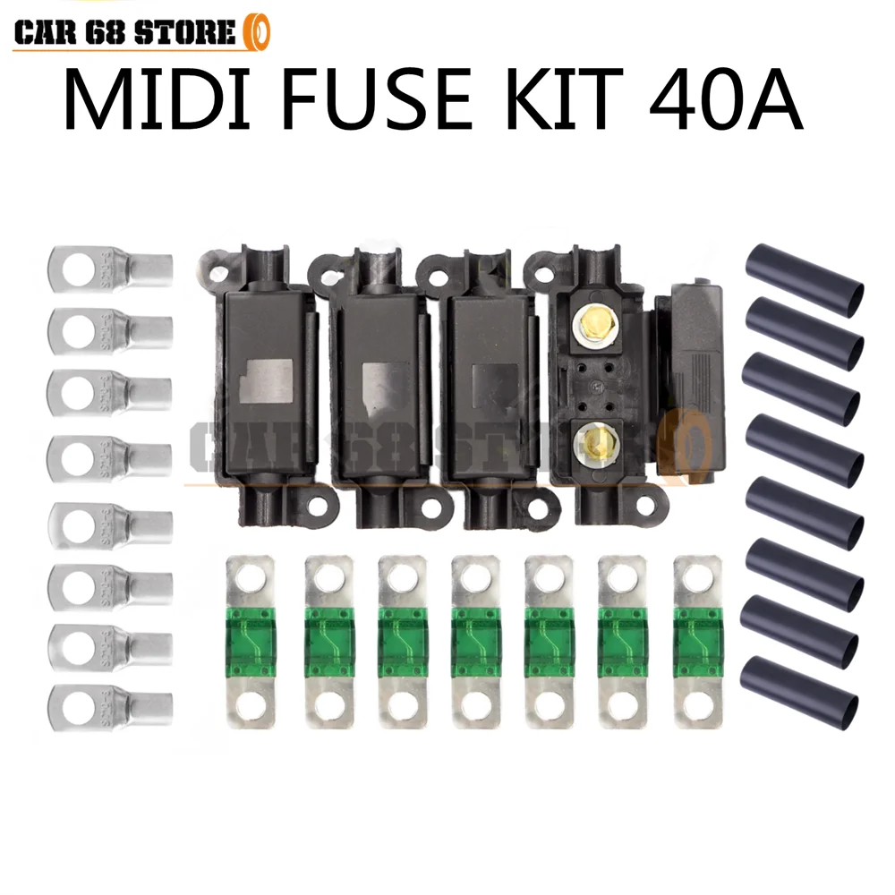 

Car Rv Truck Electric Car Modified Large Forkbolt Fuse Holder Fuse Box Automotive Electronic Tools Safety Plate Base