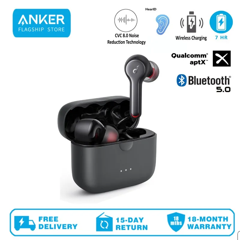 

Anker A3910 Soundcore Liberty Air 2 Wireless Earbuds with 4 Mics TWS, Diamond Coated Drivers