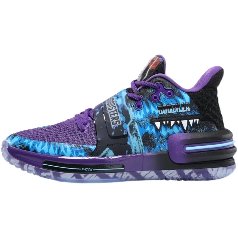 Peak state flash 2 generation basketball shoes Godzilla vs. King Kong Co branded Lakers purple and blue shoes