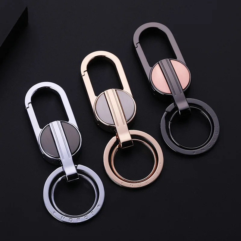 

Car Key Chain Men's And Women's Personalized Metal Waist Key Chain Ring Creative Gift Keychains Automobile Universal Key Buckle