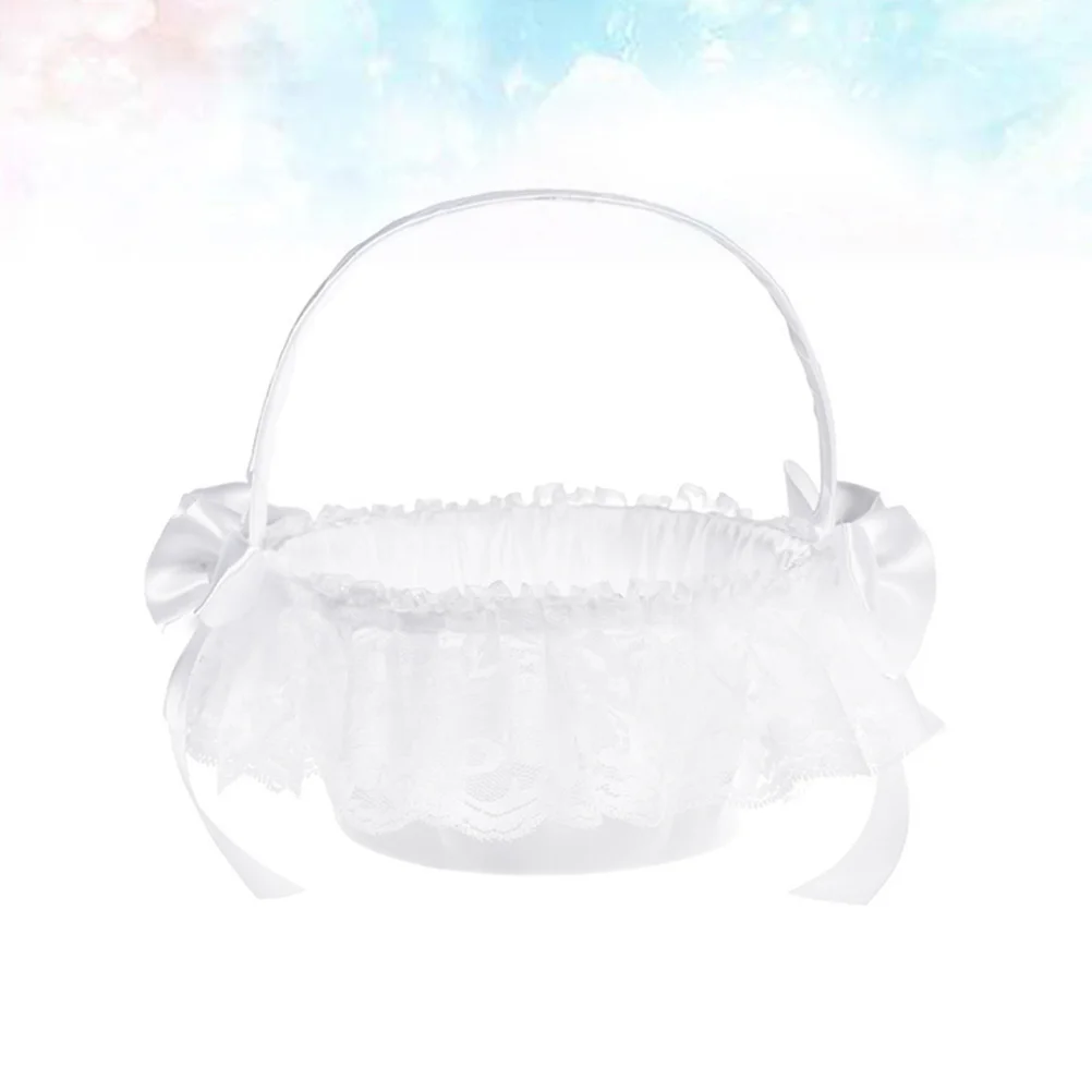 

Basket Flower Wedding Girl Baskets Party Petal Valentine S Day Gift Supplies Decor Burlap Rustic Vintage Beach Bride Ceremoney