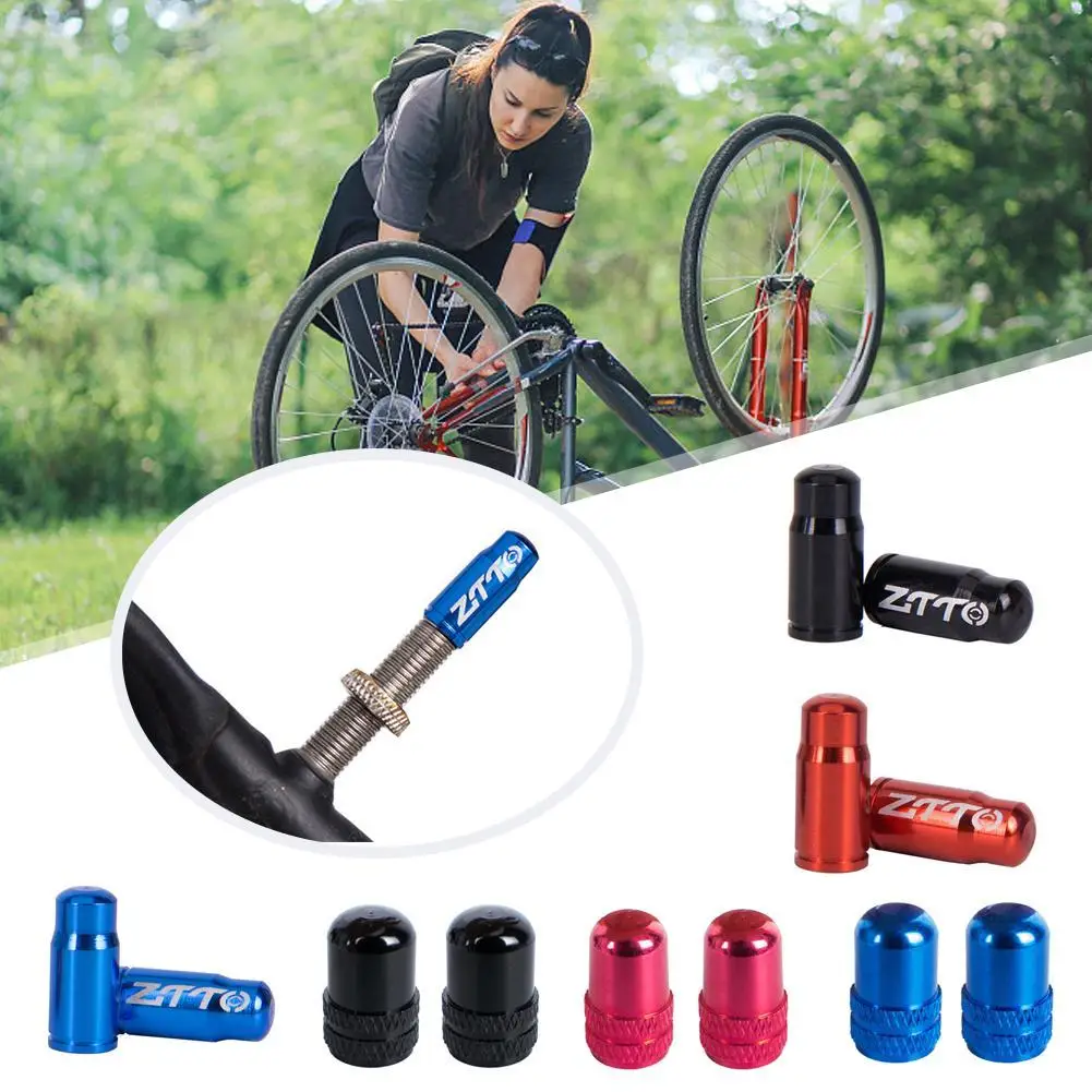 

10PCS Aluminum Bicycle Tire Valve Cap Ultralight Road Mountain Bike Valve Cap Tire Valve Protector Bike Accessory Nozzle Cover