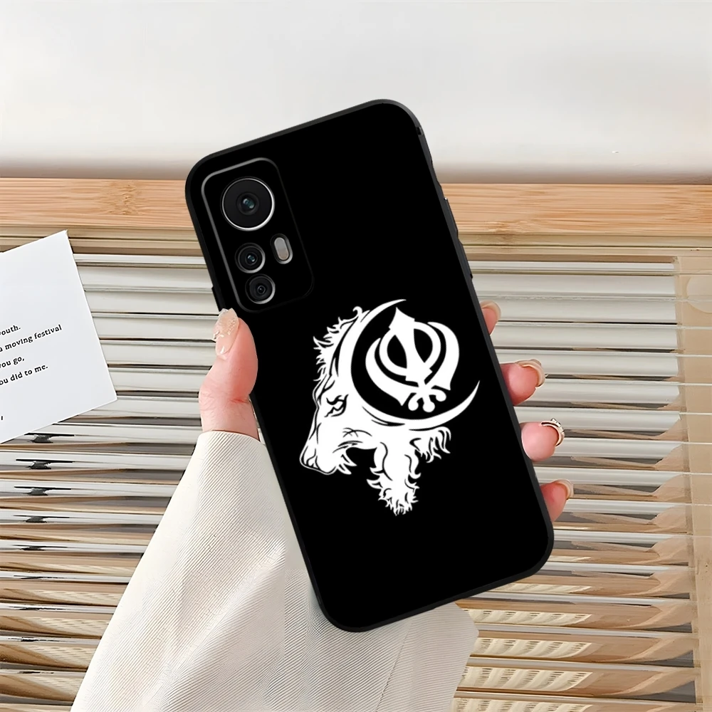 Чехол для телефона Sikh Khanda Sikhism Xiaomi Redmi Note 13 14 10 12 Pro POCO F4 F5 X5 11T Lite Ultra Shell Coque