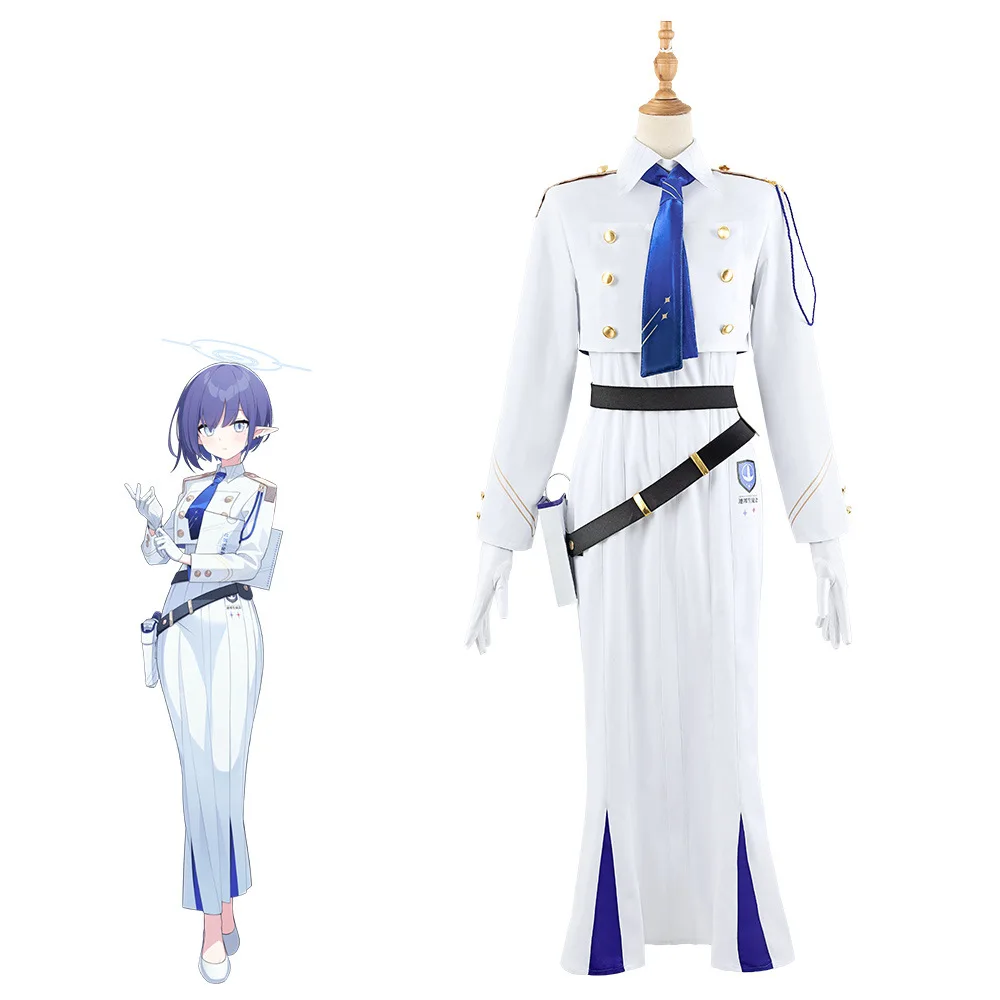 Костюм для косплея аниме игры голубой архив Oki Aoi костюм Project MX школьная форма