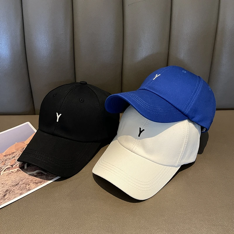 Женская бейсболка в Корейском стиле с жестким верхом Klein Blue 2023 новая