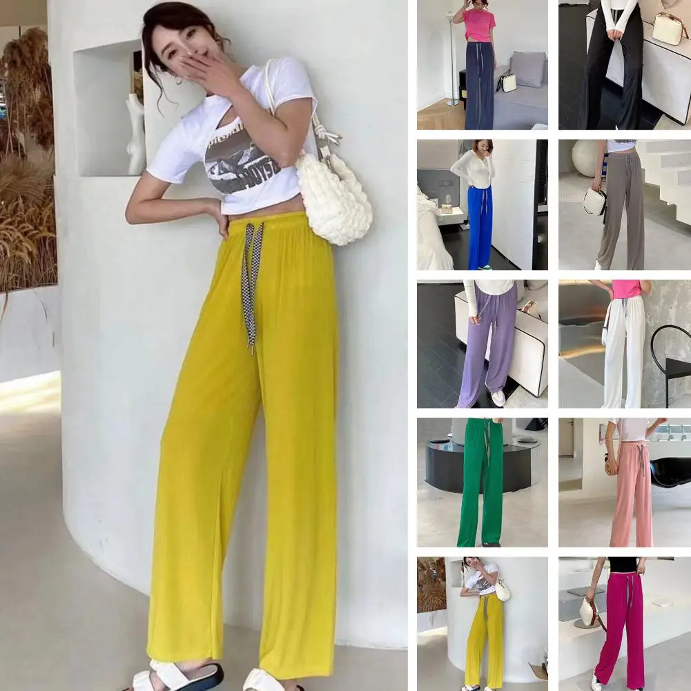 

Women Straight Pants Straight Leg Trousers The full-length intage women's loose-fit cargo pants Full-length suitable for casual