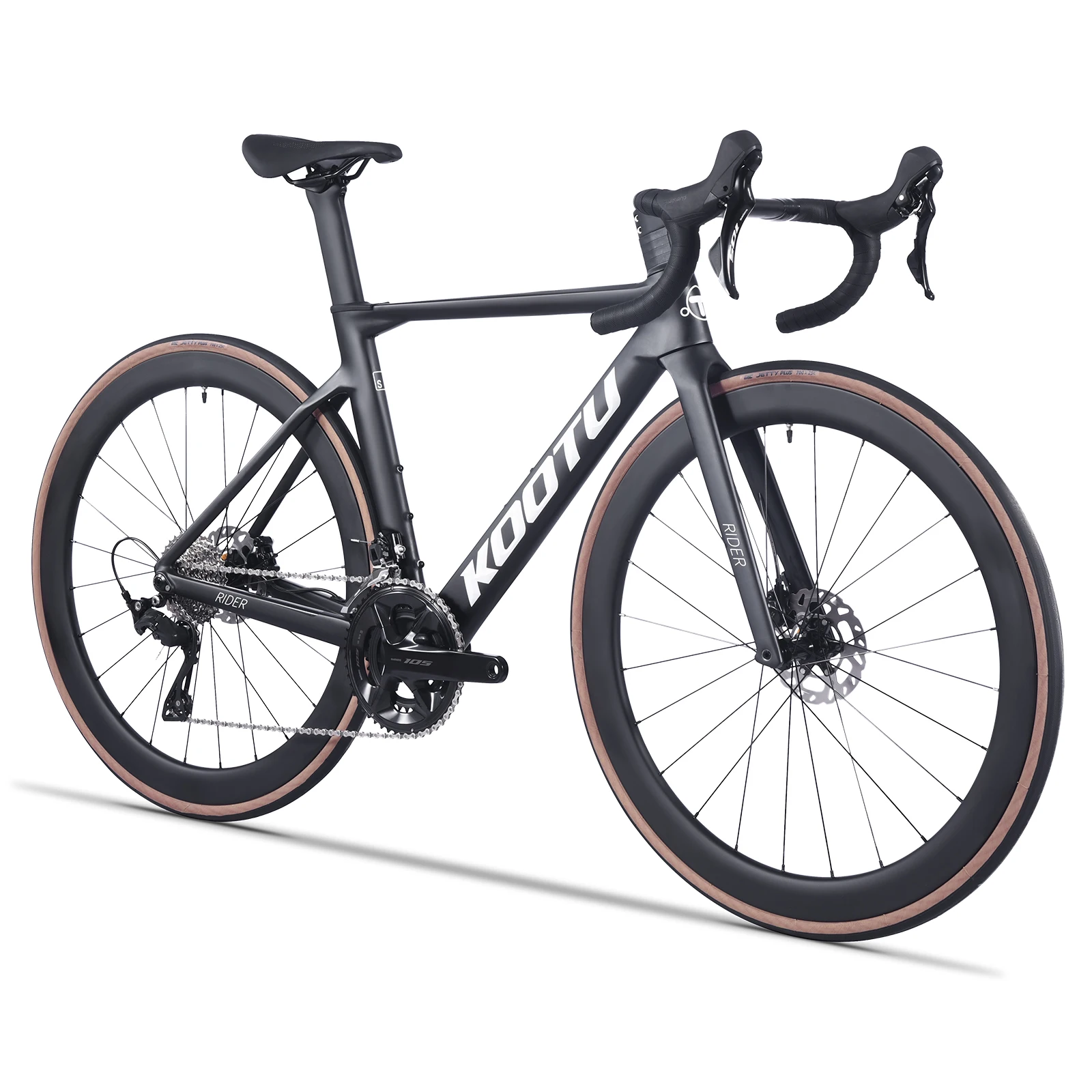 KOOTU R08-7120 Шоссейный велосипед из углеродного волокна с SHIMANO R7120 24-скоростной полный