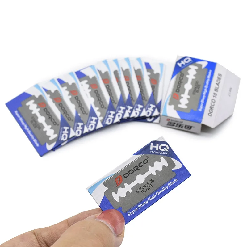 Double Edge Razor Blades Men'S Shaving Stainless Steel For Smooth Precise Clean | Красота и здоровье
