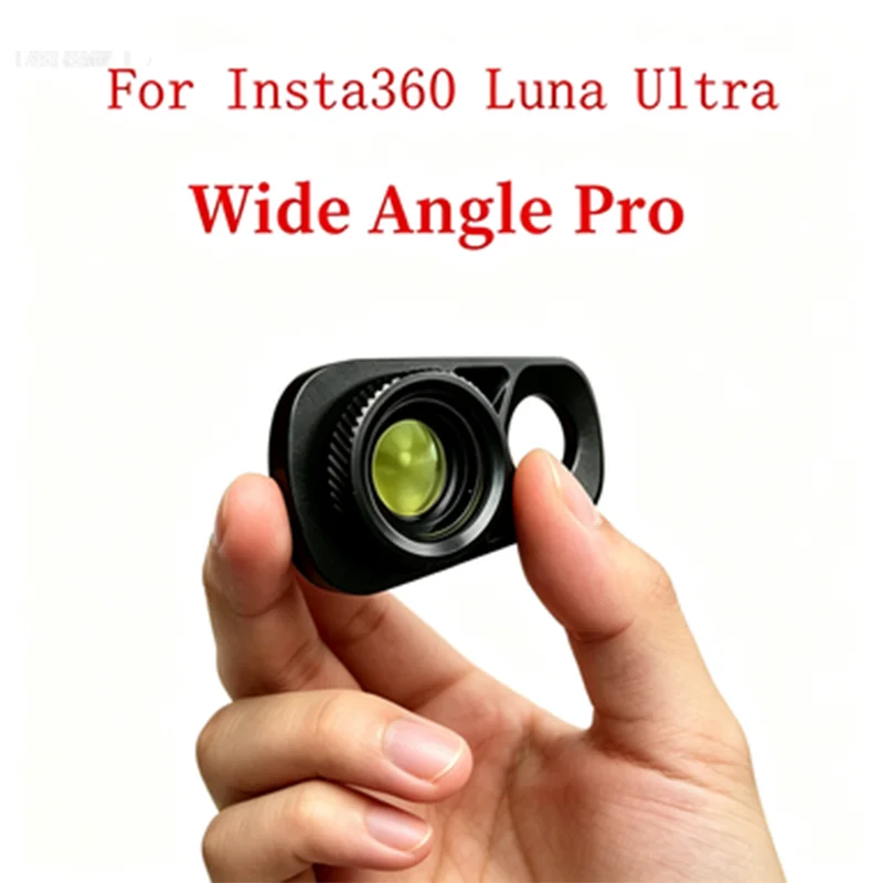 Фото Широкоугольный объектив для камеры Insta 360 Luna Ultra: улучшение Pro, расширение поля зрения, прозрачный фильтр высокой четкости №2