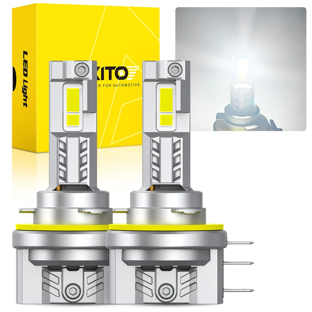 

AUXITO 2 шт. Turbo H15 Canbus светодиодные лампы для Skoda Volkswagen Golf 7 Mazda дальнего света фары DRL дневные ходовые огни 30000LM
