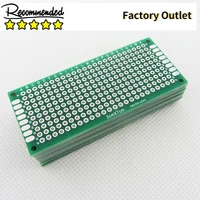 10pcs 3x7cm 37cm double side prototype pcb breadboard universal for arduino 1 6mm2 54mm practice diy electronic kit tinned