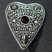 mystical magical ouija board planchette enamel brooch pin brooches lapel pins badge denim jacket jewelry accessories