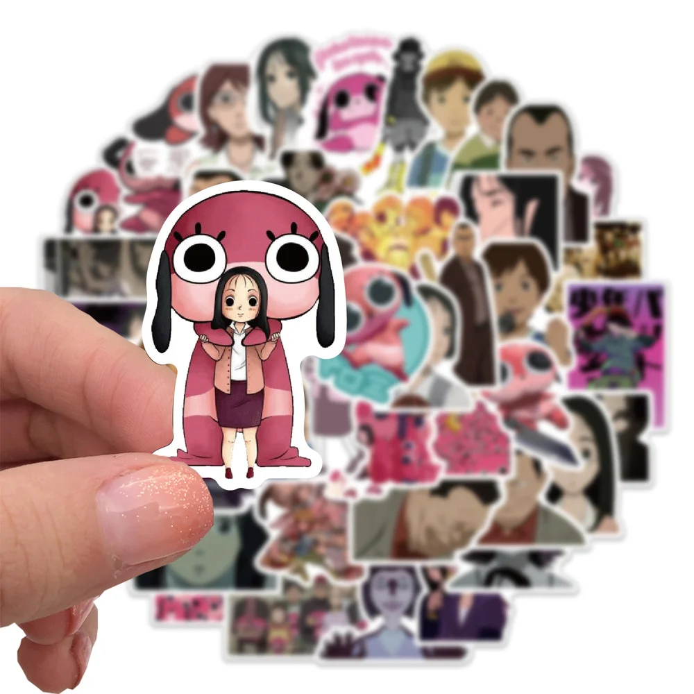 

10/50PCS Anime Mousou Dairinin Graffiti Stickers Cartoon DIY Skateboard Fridge Motorcycle Luggage PVC Waterproof Sticker Toy