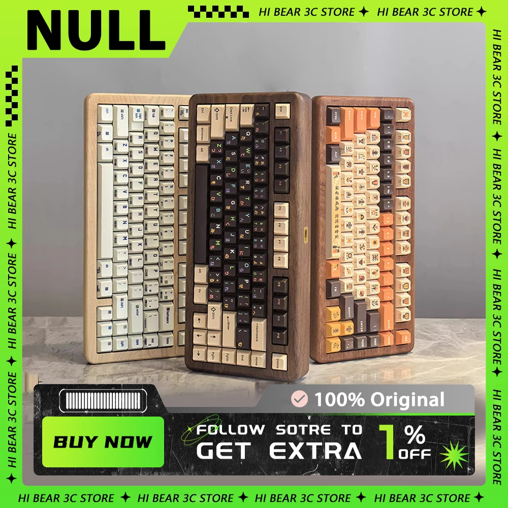 Набор клавиатуры ZaoYi Null75 механическая Беспроводная игровая клавиатура с тремя