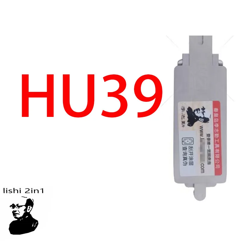 

Lishi 2-в-1 Аппаратный инструмент Измерительная шкала HU39 Mercedes Benz Читающая шестерня Аппаратный инструмент Внешний фрезерный стиль
