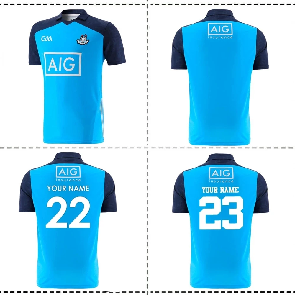 

2023 Dublin GAA Home Jersey 2023/24 IRELAND DUBLIN TRAINING RUGBY JERSEY size S--5XL