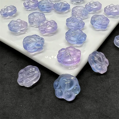 Стеклянные бусины в форме кошачьих когтей YoZuSmily