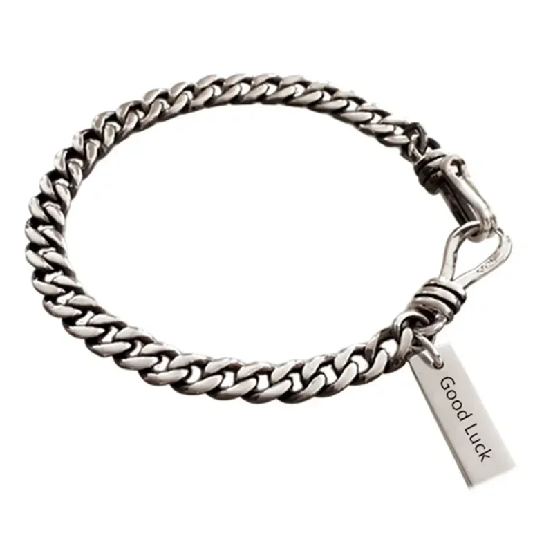 Браслет Серебряный Evimi 925 пробы с надписью на английском языке