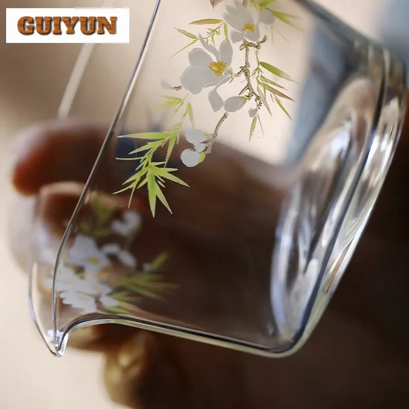 230 мл возвращающаяся на весну стеклянная чашка для чая в виде капли воды