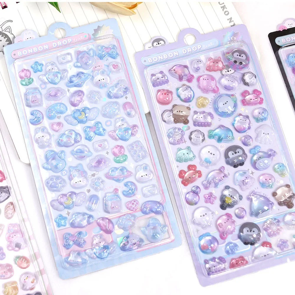 3D-наклейка с бриллиантами и драгоценными камнями