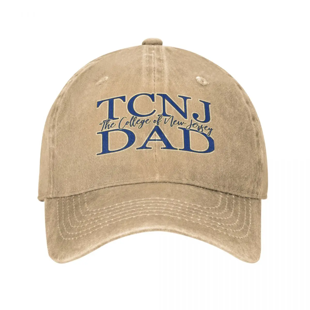

TCNJ The College of New Jersey Dad Logo Ковбойская шапка мужская бейсбольная Кепка Cap Мужская Роскошная Брендовая женская шляпа для мужчин