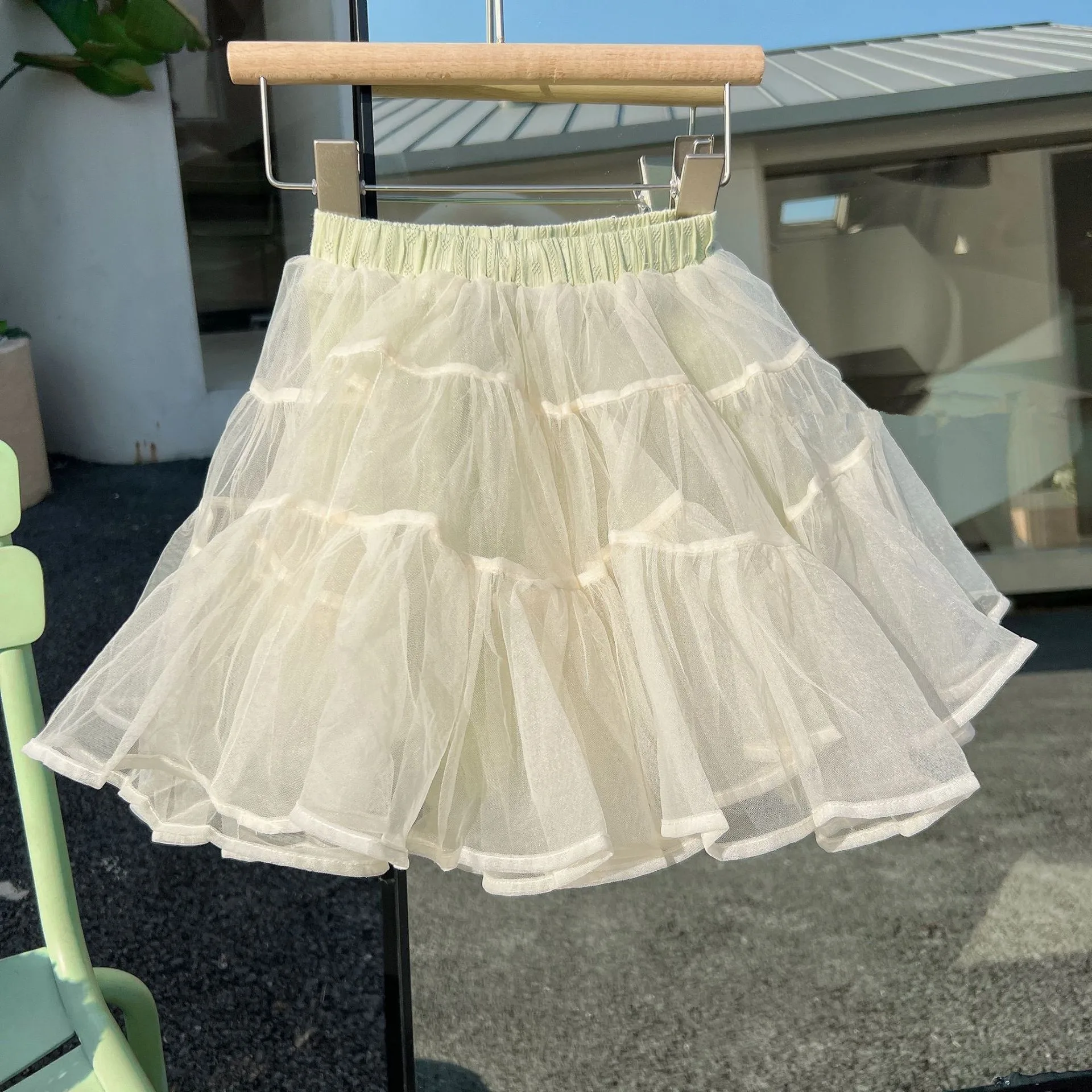 Юбка-пачка Женская однотонная в Корейском стиле весна-лето |