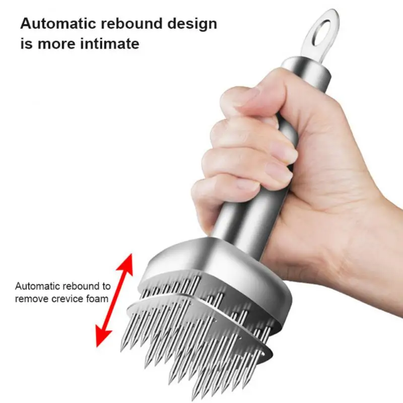 Tenderizer мяса из нержавеющей стали инструмент железная игла свободные кухонные