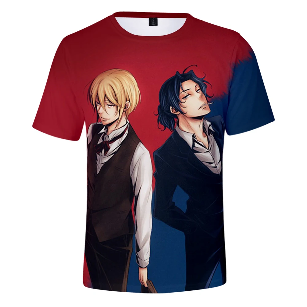 

2022 Moriarty the Patriot Tshirt Anime Round Neck Harajuku Pullover Men Womens Tee Shirt Unique Short Sleeve Cosplay T-Shirt