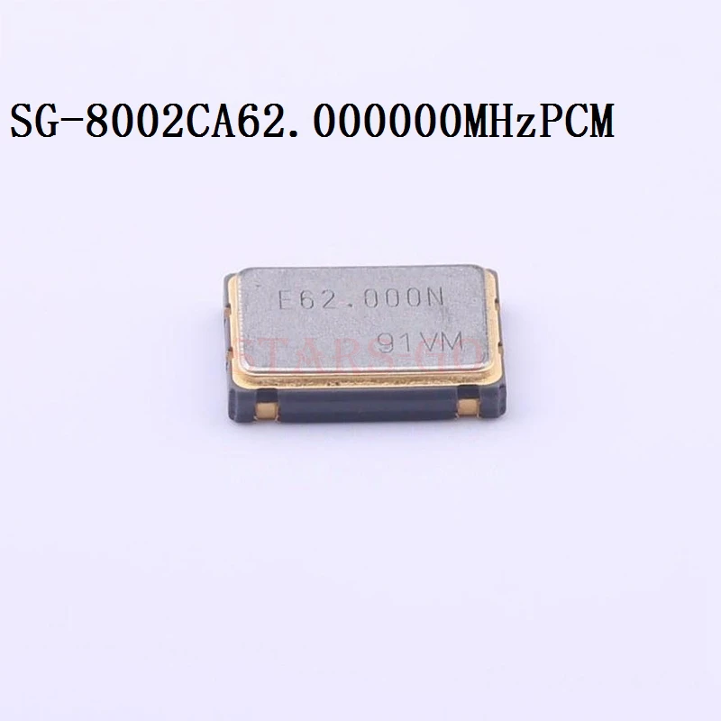 10PCS/100PCS 62MHz 7050 4P SMD 3.3V ±100ppm OE -40~~+85℃ SG-8002CA 62.000000MHz PCM Pre-programmed Oscillators