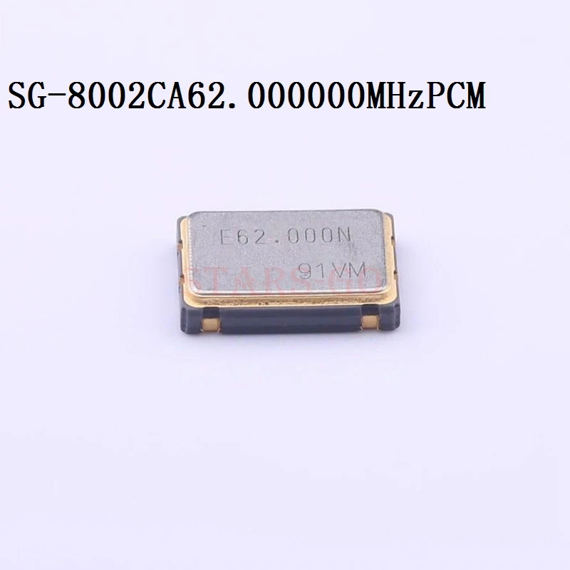 10 шт./100 шт. 62 МГц 7050 4P SMD 3,3 В ± 62,000000 ppm OE -40 ~~ + 85 ℃ SG-8002CA МГц PCM предварительно запрограммированные осцилляторы