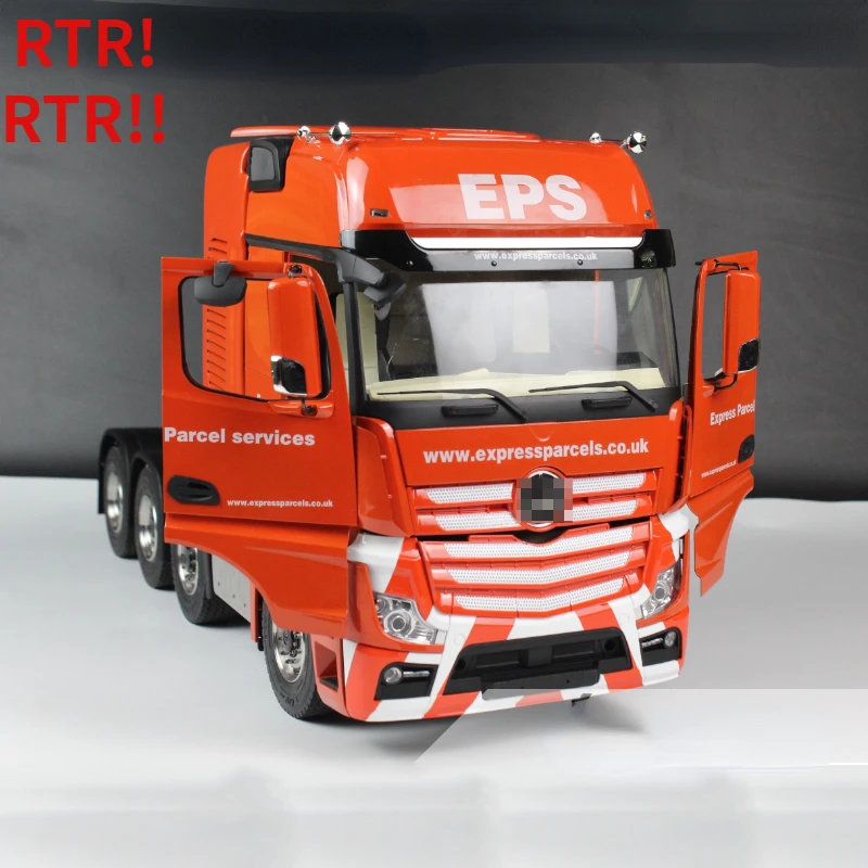 

Tamiya 1/14 8x8 RC Heavy Duty Trailer RTR Painted AWD W/ Lights & Sound System Tow Truck Model Toy