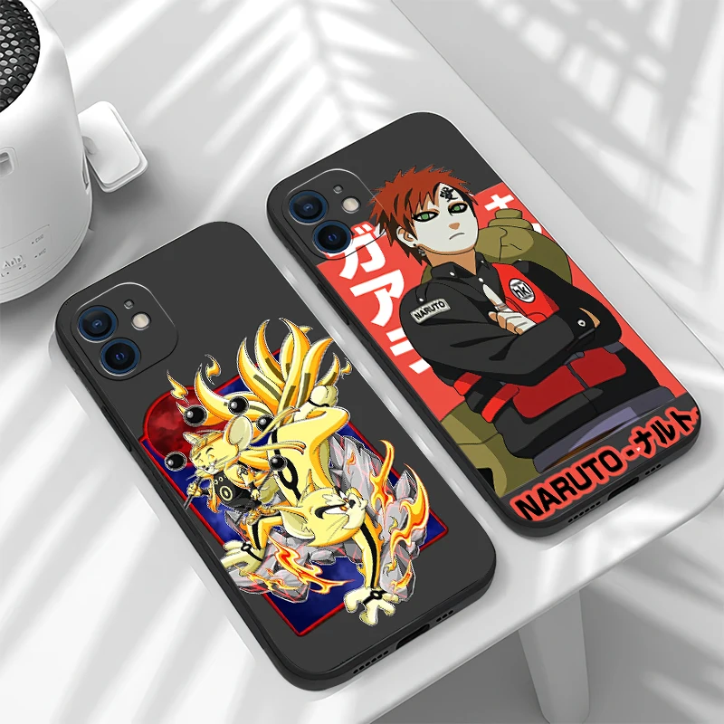 

NARUTO Anime Cartoon Phone Case For Apple iPhone 11 12 13 Pro 12 13 Mini X XR XS Max SE 5 6 6s 7 8 Plus Funda Original Carcasa