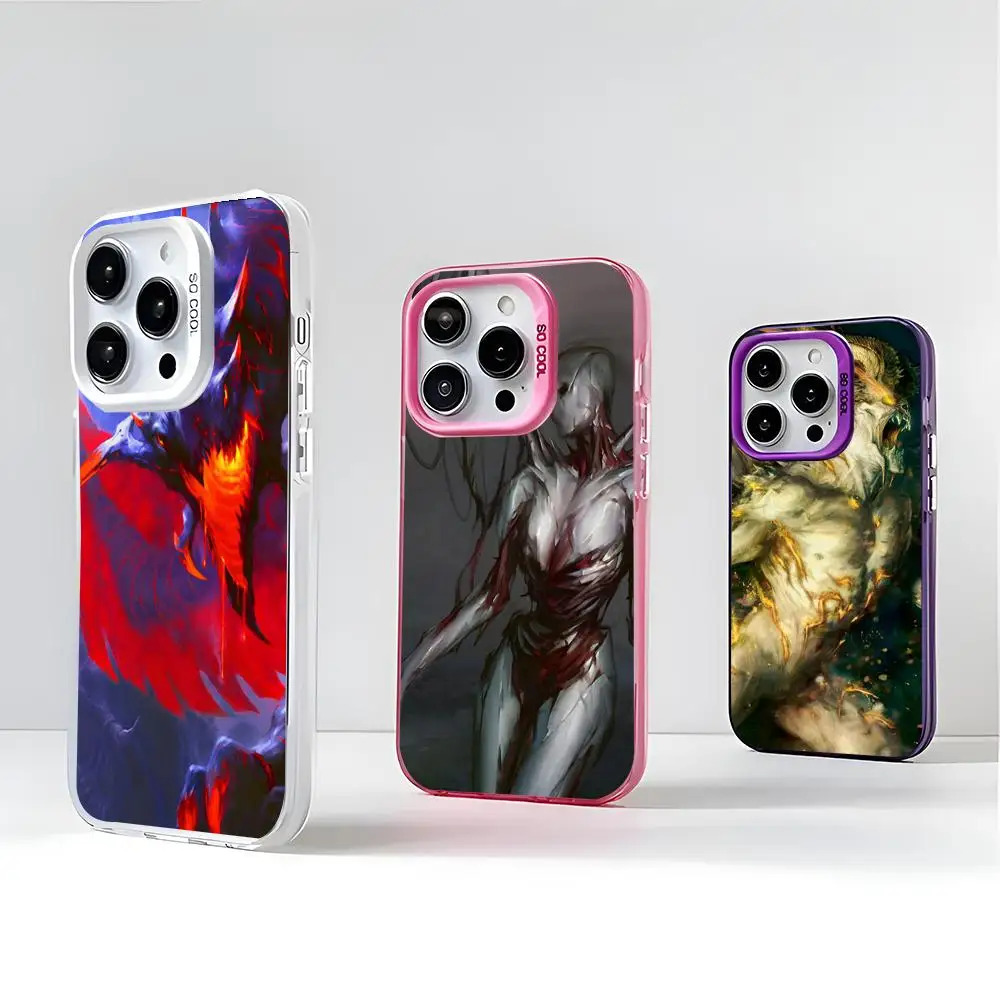 Чехол для телефона Magick 2024 чехол IMD IPhone 16 15 Pro XR XS 7 8 Plus SE2024 противоударный цветной