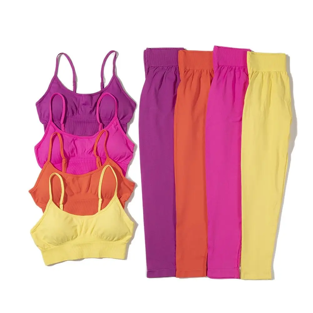 

SALSPOR женский бесшовный костюм для йоги, Быстросохнущий Фитнес-костюм, спортивный костюм для бега, спортивный бюстгальтер с велосипедными шортами, спортивная одежда