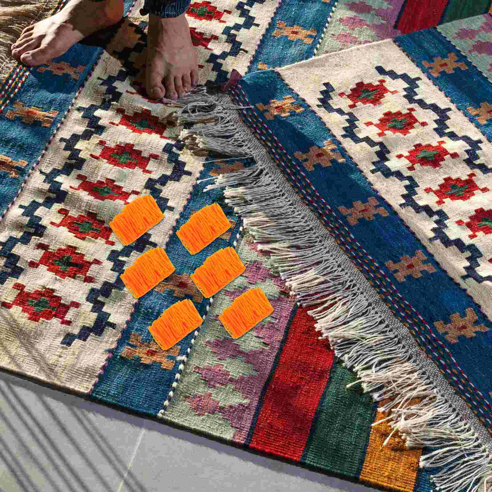 10 рулонов пряжи для вышивки ковров пряжа рукоделия вязания крючком крючки набор