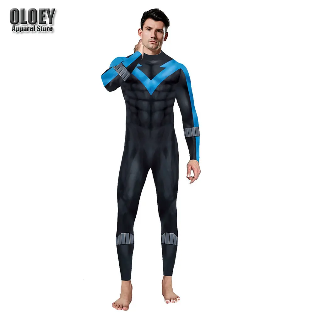 

Комбинезон будущего с 3D-принтом робота, комбинезон для взрослых для ролевых игр, костюмы для косплея на Хэллоуин для женщин и мужчин, облега...