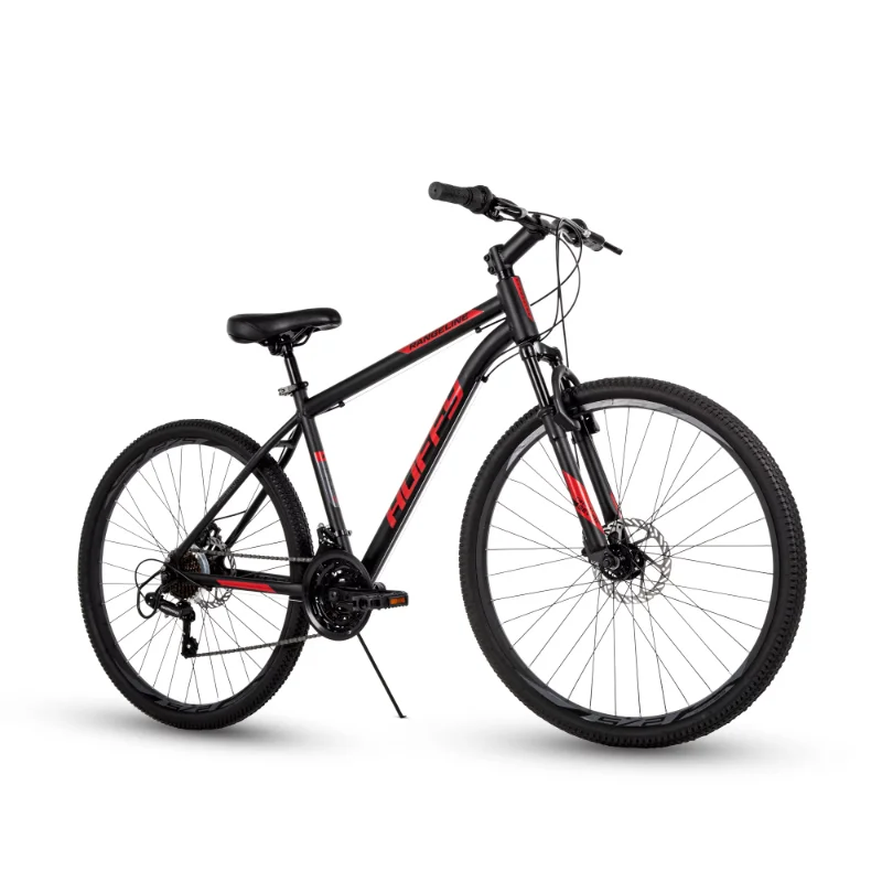 

27.5 In. Range line Men's Mountain Bike, Black and Red