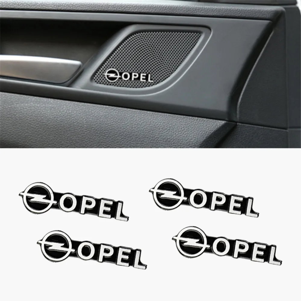 4 шт. автомобильные наклейки с эмблемой для Opel Astra H G J Insignia Mokka Zafira Corsa Vectra C D