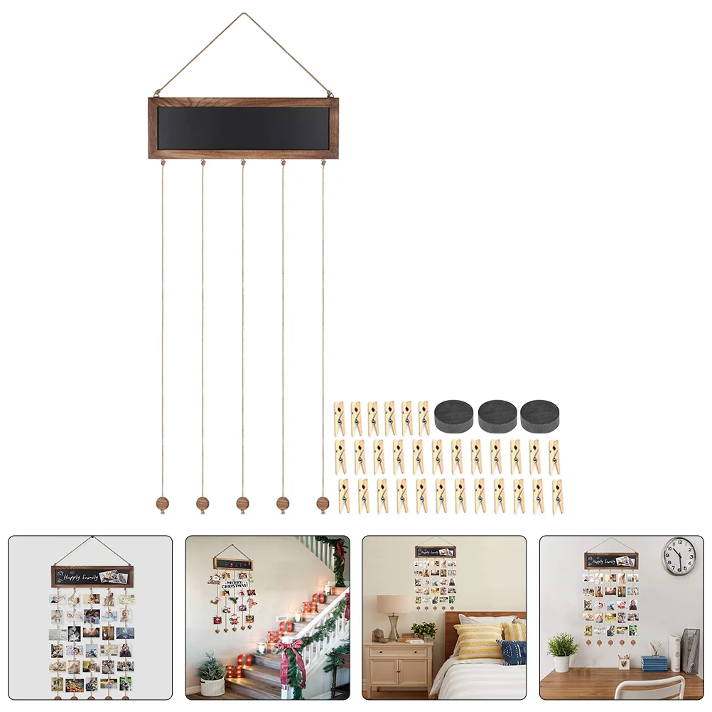 

Wall Photo Display Holder Home Decor Listing Picture Wood Wedding Decorations