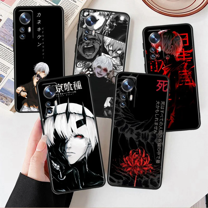 Tokyo Ghoul Anime Phone Case For Xiaomi A1 A2 A3 8 9 Note 10 Lite Pro SE T 5G Black Cover Funda Silicone Soft