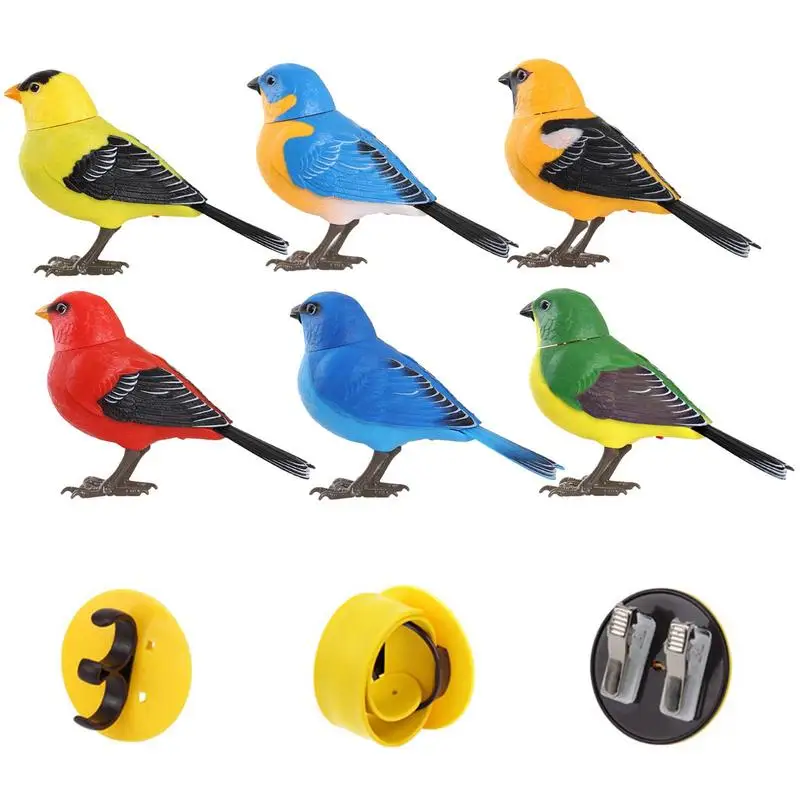 

Creative Simulation Bird Home Decor Simulation Fake Bird Kids Toys Children Electric Induction Toys Sounding Birds Ornament Gift