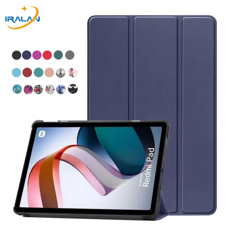 

2022 Подставка для планшета Xiaomi Pad 5 Pro 12,4, складной чехол из искусственной кожи, умный чехол для Xiaomi Pad 5 Mi Pad 5 Pro 11 дюймов + пленка + ручка