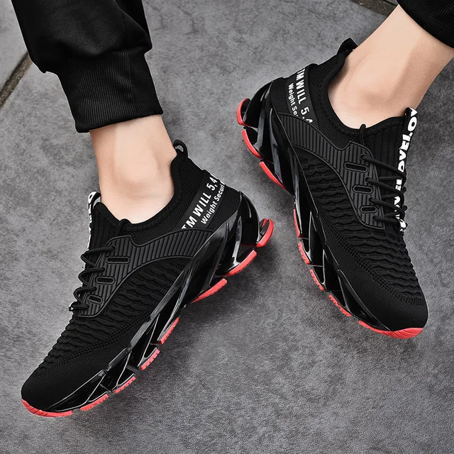 Men's Running Shoes Comfortable Breathable Mesh Sneakers 6