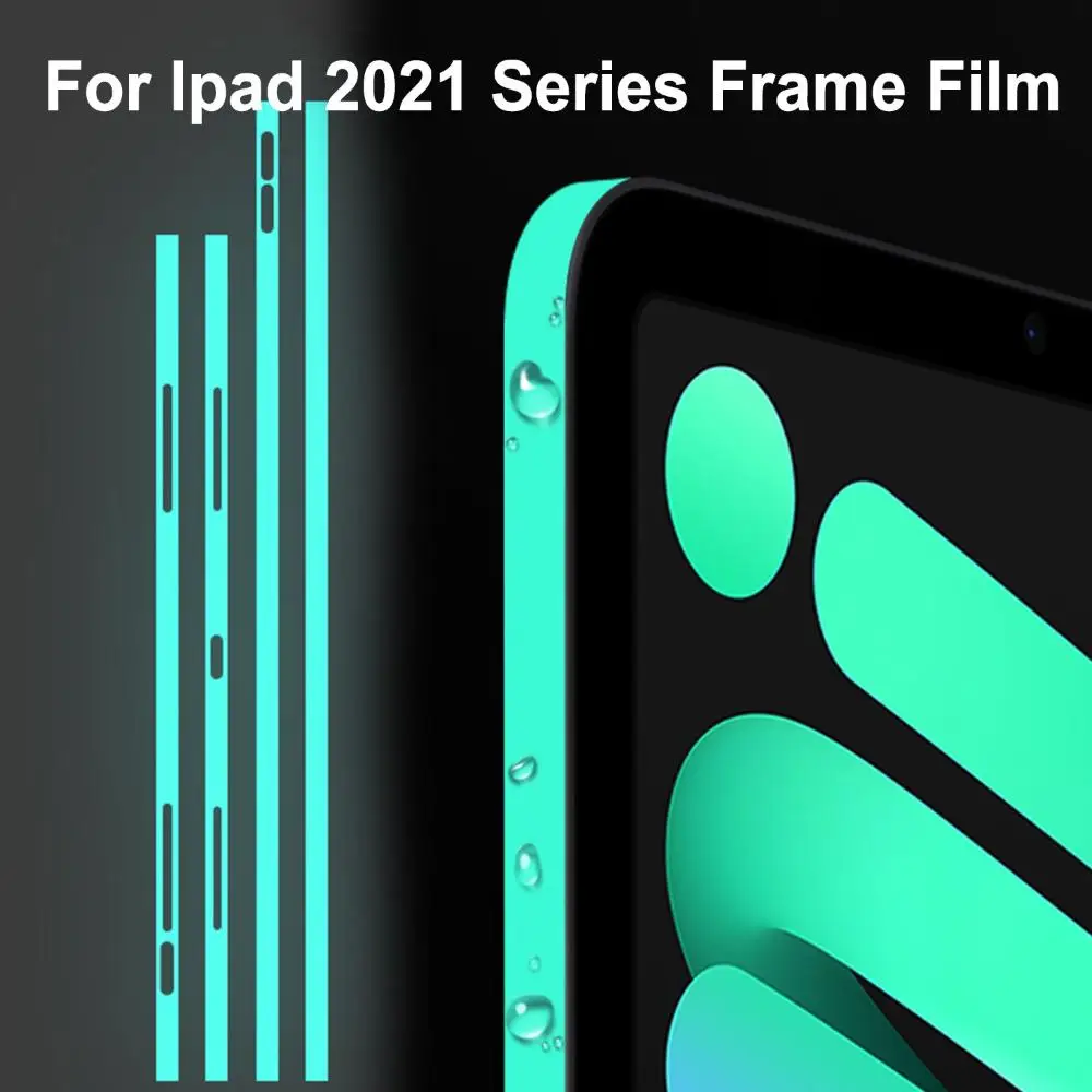 Anti-Dust Luminous Universal Border Sticker Dust Net Side Film Dust-Proof Protector For iPad Pro 2021 12.9 11 Mini 8.3 images - 6