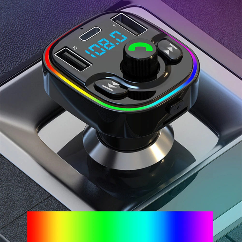 

12V-24V Car Charger Electronics Usb Car FM Transmitter In Car Bluetooth FM Transmitter Practical Durable Hot Sale New